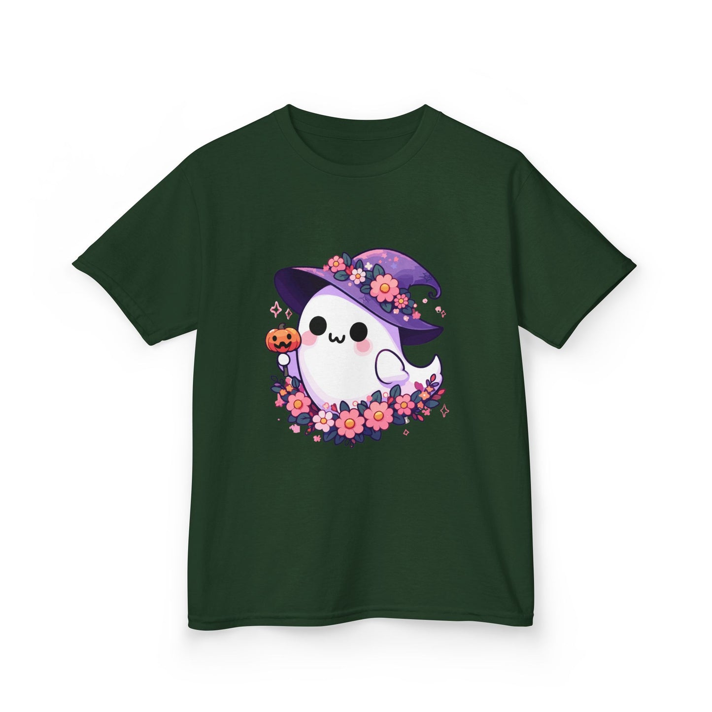 Cute Halloween Ghost Kids Tee, Kids T-Shirt, Spooky Ghost Shirt, Fall Dress Up, Halloween Costume