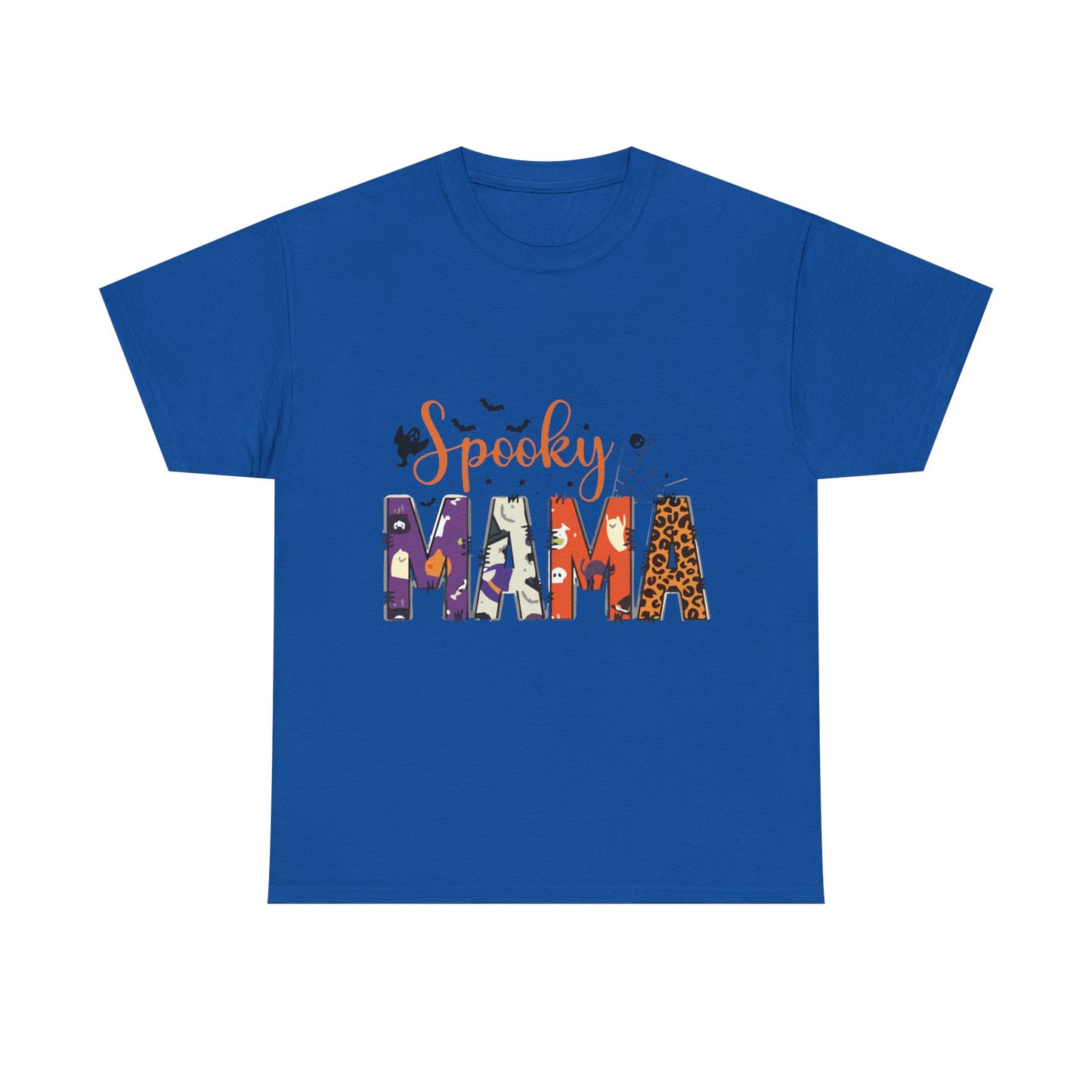 Spooky Mama Halloween T-Shirt, Unisex Heavy Cotton Tee, Halloween Shirt, Gift for Moms, Fall Fashion, Casual Wear, Trick or Treat