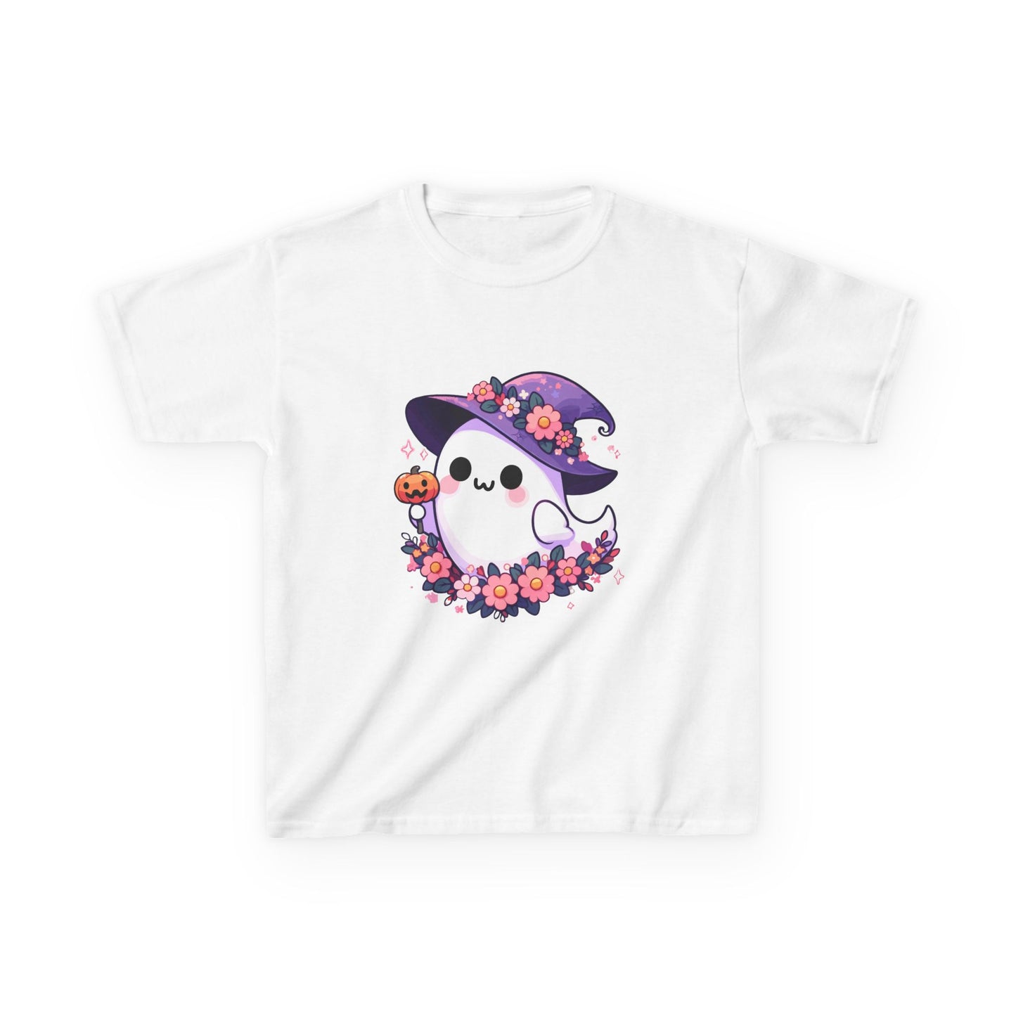 Cute Halloween Ghost Kids Tee, Kids T-Shirt, Spooky Ghost Shirt, Fall Dress Up, Halloween Costume