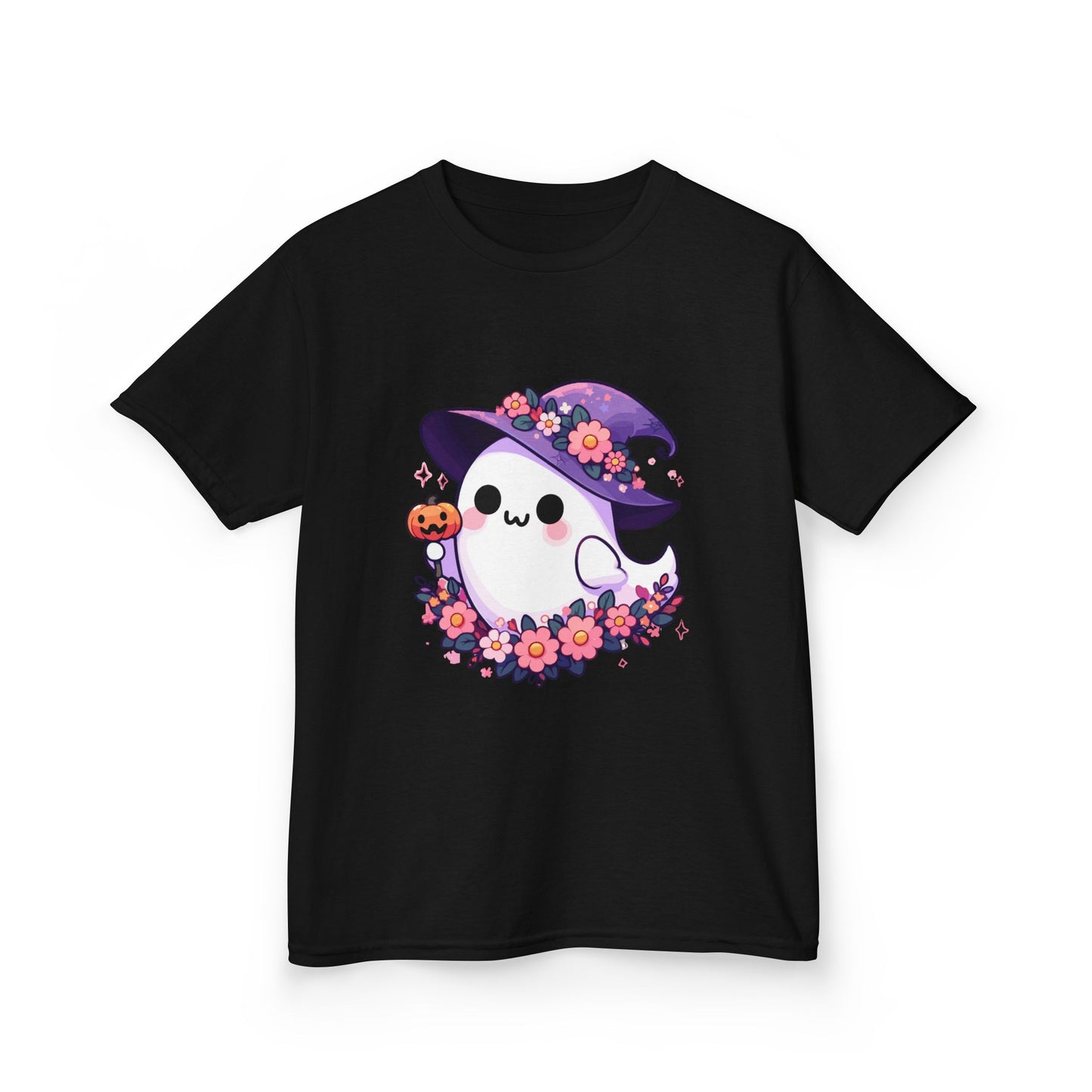 Cute Halloween Ghost Kids Tee, Kids T-Shirt, Spooky Ghost Shirt, Fall Dress Up, Halloween Costume