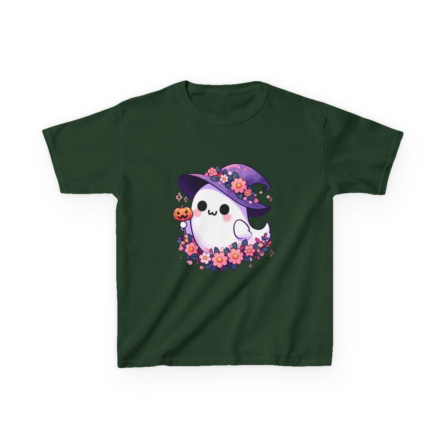 Cute Halloween Ghost Kids Tee, Kids T-Shirt, Spooky Ghost Shirt, Fall Dress Up, Halloween Costume