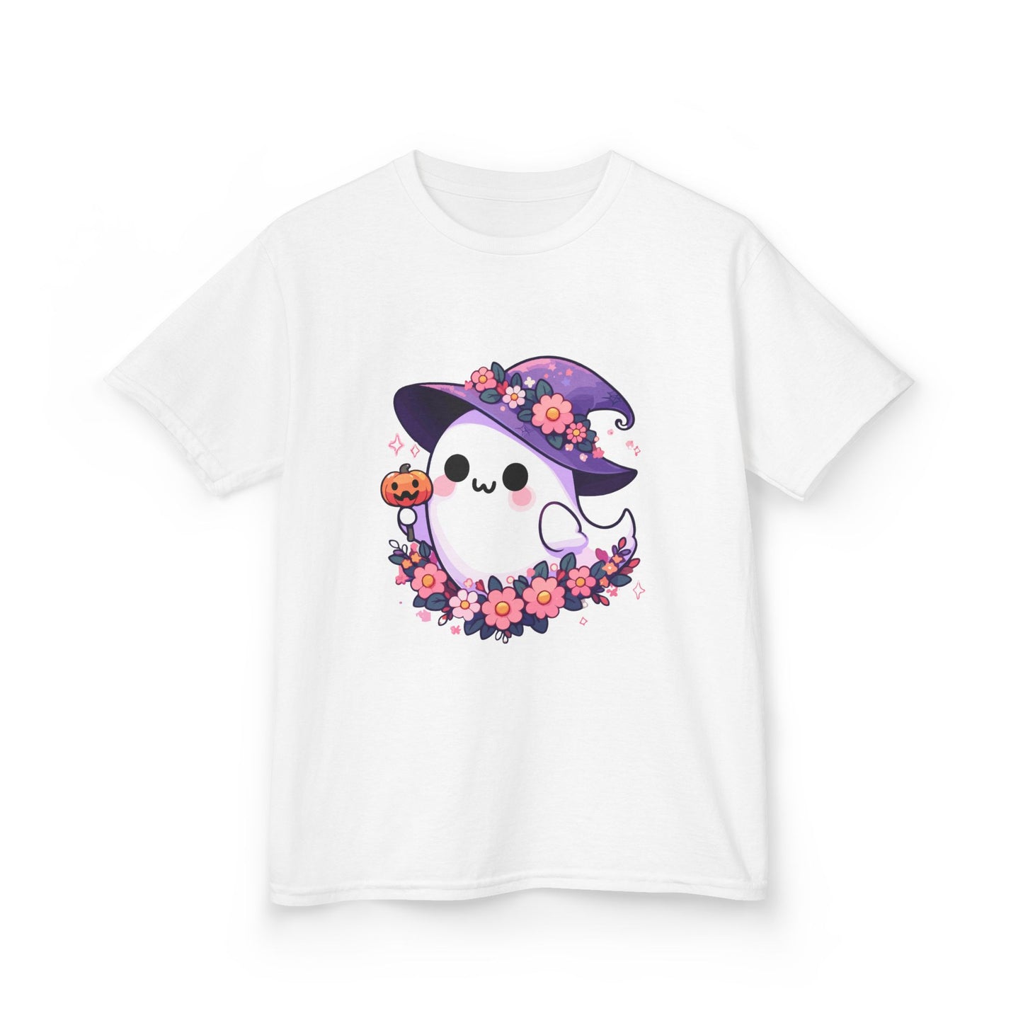 Cute Halloween Ghost Kids Tee, Kids T-Shirt, Spooky Ghost Shirt, Fall Dress Up, Halloween Costume