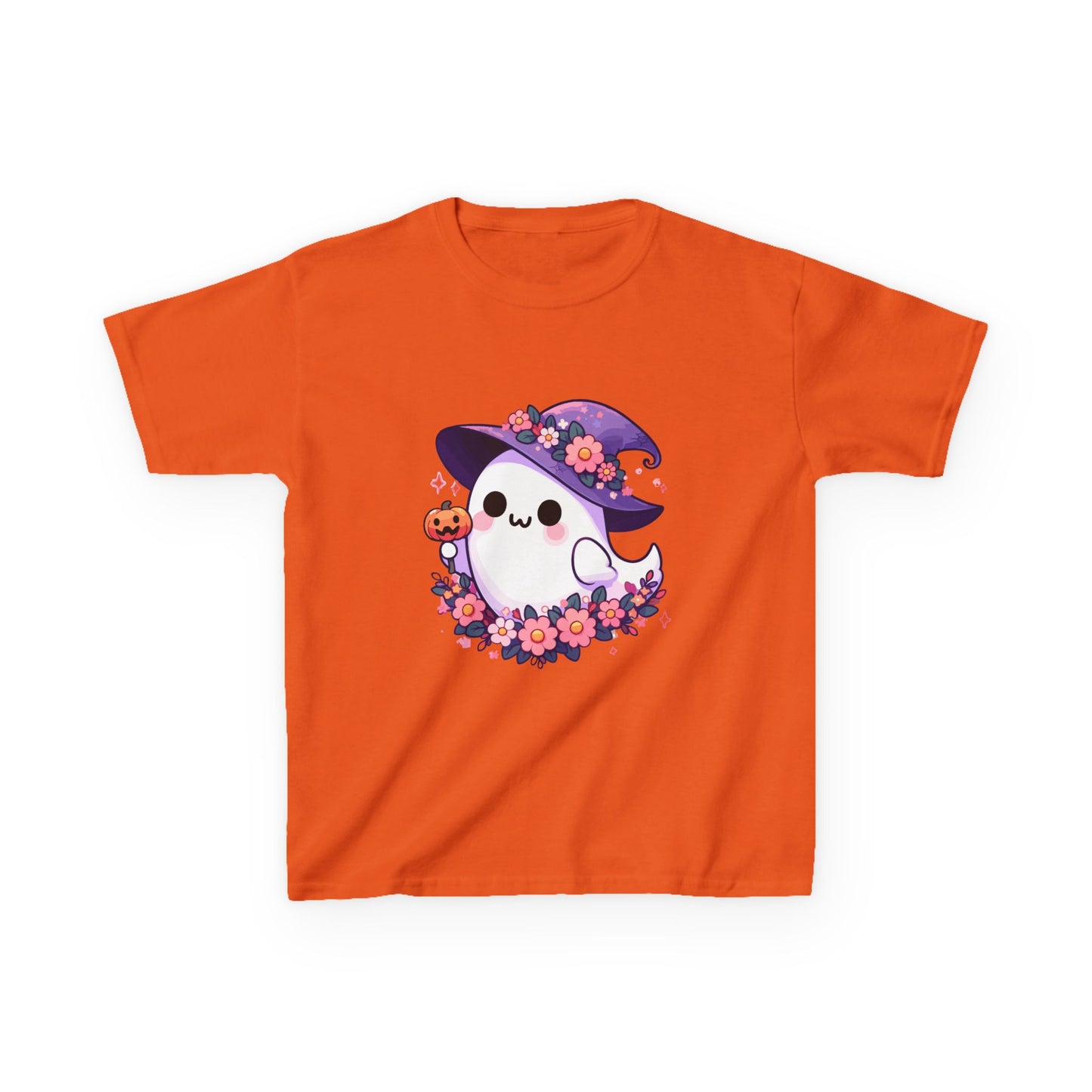 Cute Halloween Ghost Kids Tee, Kids T-Shirt, Spooky Ghost Shirt, Fall Dress Up, Halloween Costume