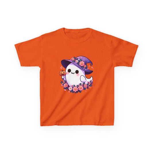 Cute Halloween Ghost Kids Tee, Kids T-Shirt, Spooky Ghost Shirt, Fall Dress Up, Halloween Costume