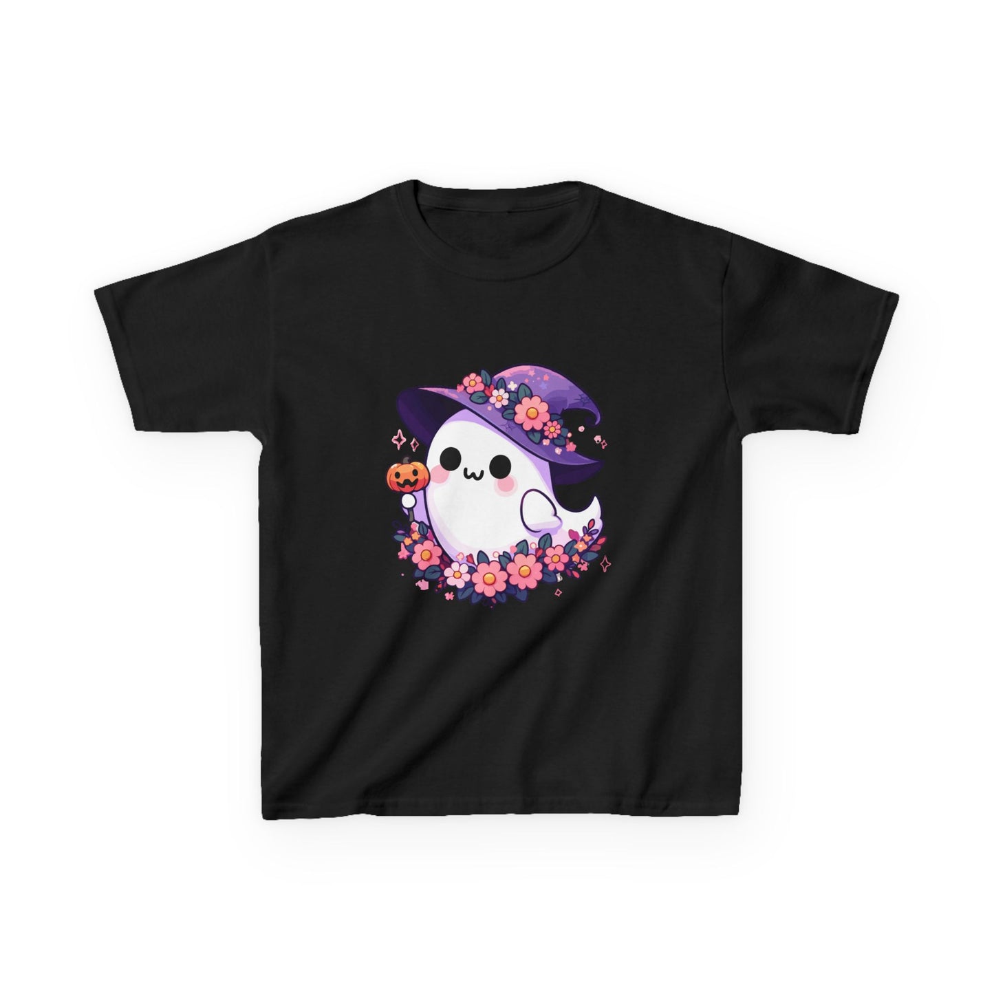Cute Halloween Ghost Kids Tee, Kids T-Shirt, Spooky Ghost Shirt, Fall Dress Up, Halloween Costume