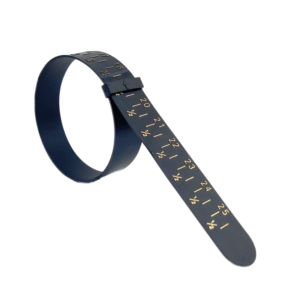 Bracelet Sizer - Wrist Size Measuring Tool Black