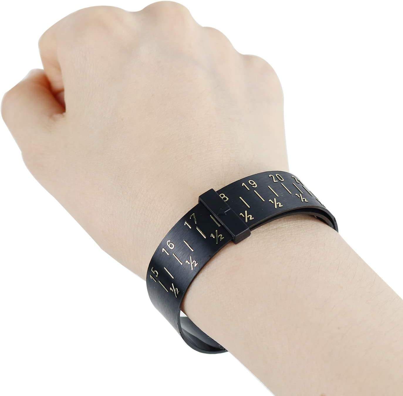 Bracelet Sizer - Wrist Size Measuring Tool Black