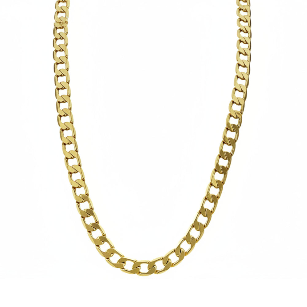 6mm Gold Filled Cuban Curb Chain Necklace