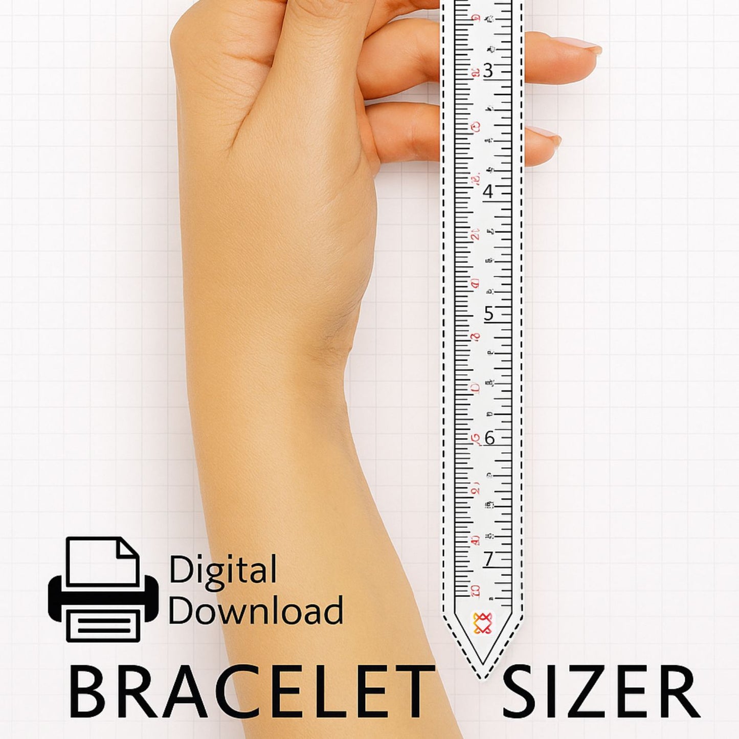 Printable Bracelet & Bangle Sizer for Kids & Adults – Digital Download