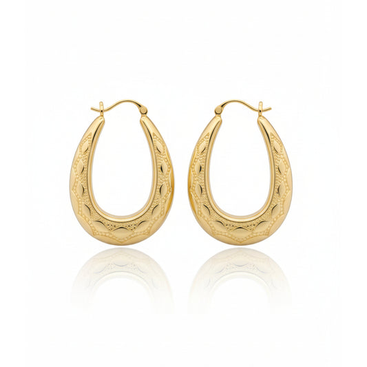 Gold Creole Earrings Jewellery