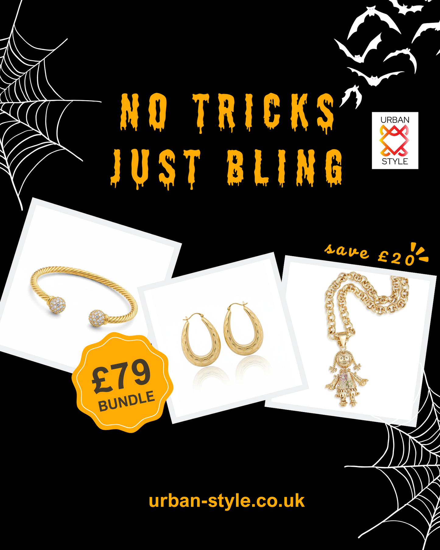 Halloween Bling Bundle 🎃✨ – 3 Best-Selling Jewellery Pieces