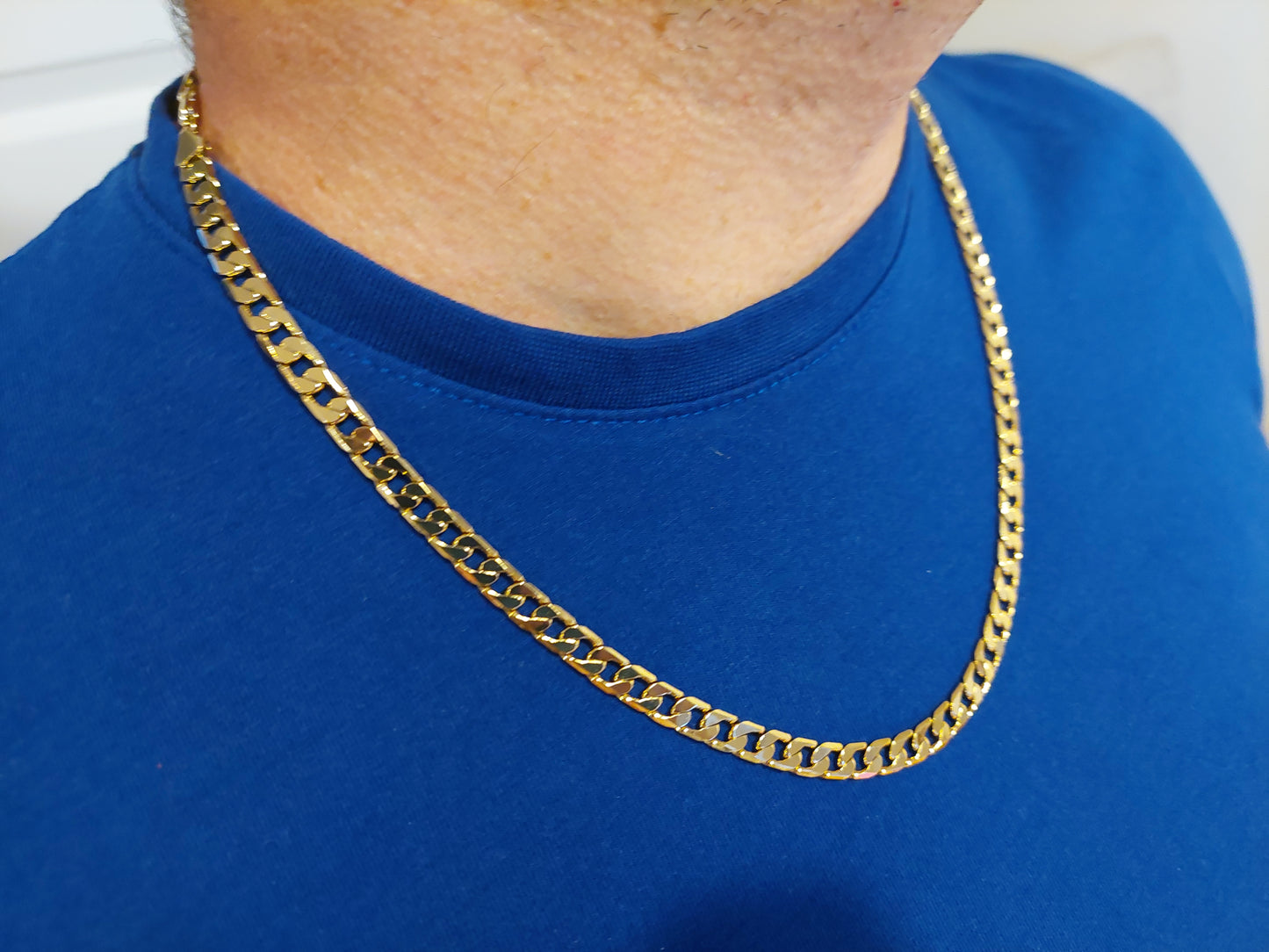 6mm Gold Filled Cuban Curb Chain Necklace